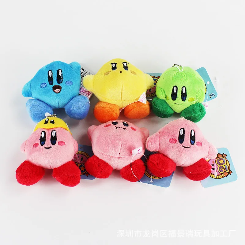 60 шт./лот плюшевые куклы Kirby игры Popopo милые игрушки сумка для косплея подвеска