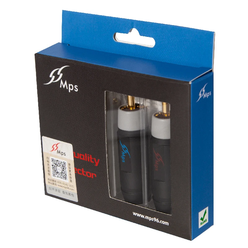 MPS Pioneer-10G HiFi красный медь RCA Plug 24 К позолоченный Лотос голова для CD DVD усилители