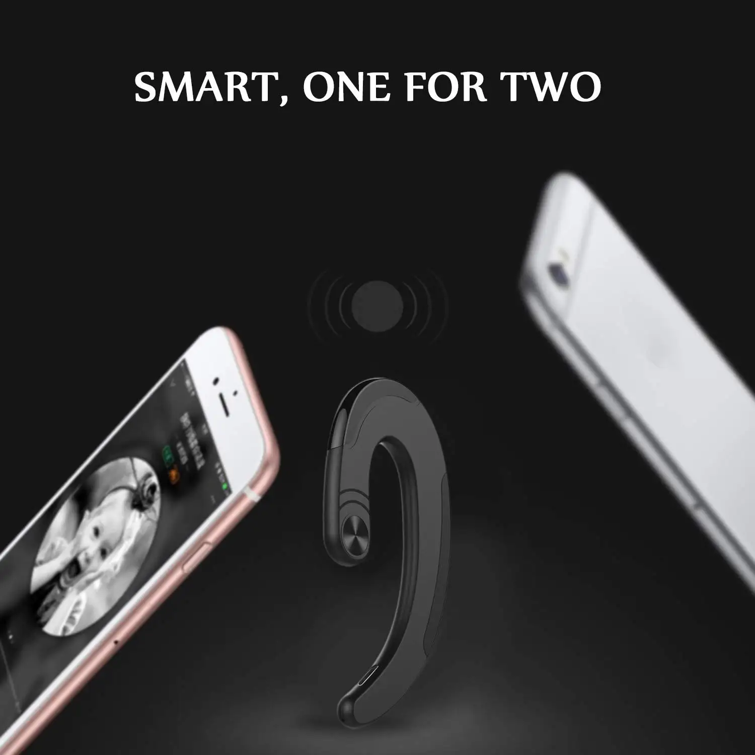 HBQ Q25 ушные крючки Bluetooth наушники с микрофоном беспроводные гарнитура для