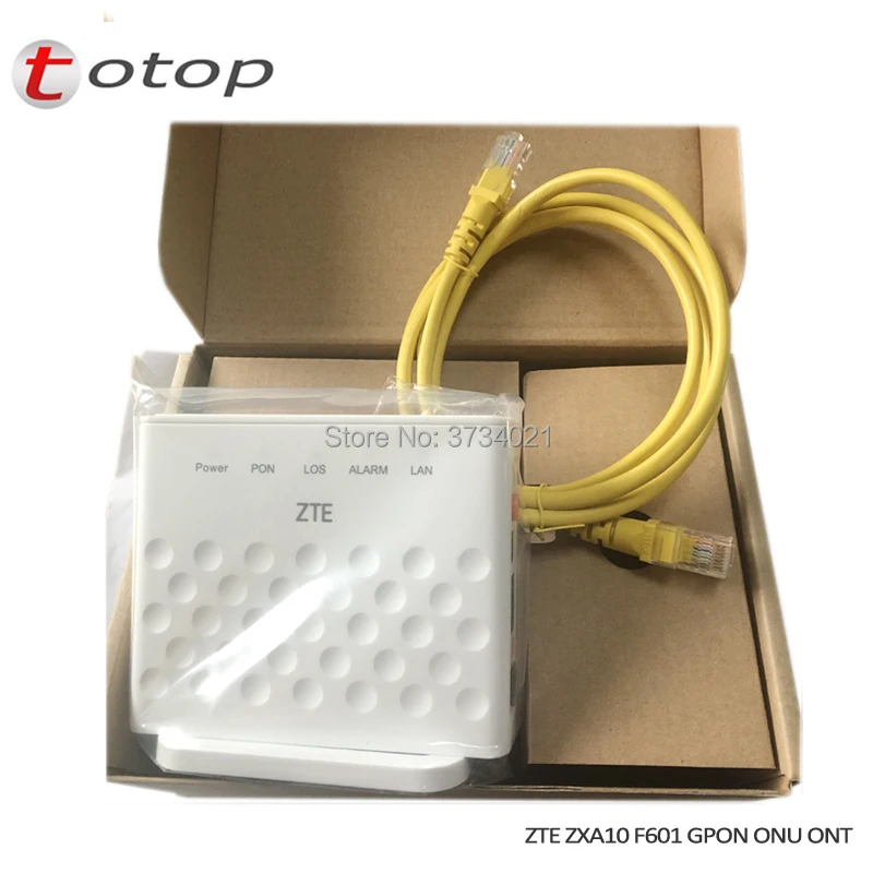Бесплатная доставка ZTE ZXHN F601 GPON терминал ONT Optical ONU с 1GE Ethernet портом|Оптоволоконное