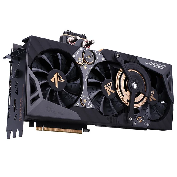 Красочная игровая видеокарта GeForce RTX 2080 Ti Kudan NVIDIA 1350 МГц GDDR6 11G cuda ядрами 4352 DP/HDMI/USB C