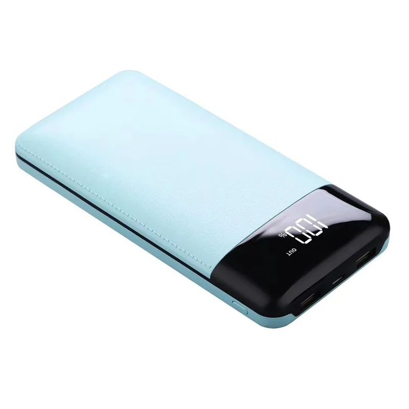 20000 mAh Мощность банк Дисплей ЖК дисплей портативное зарядное устройство с