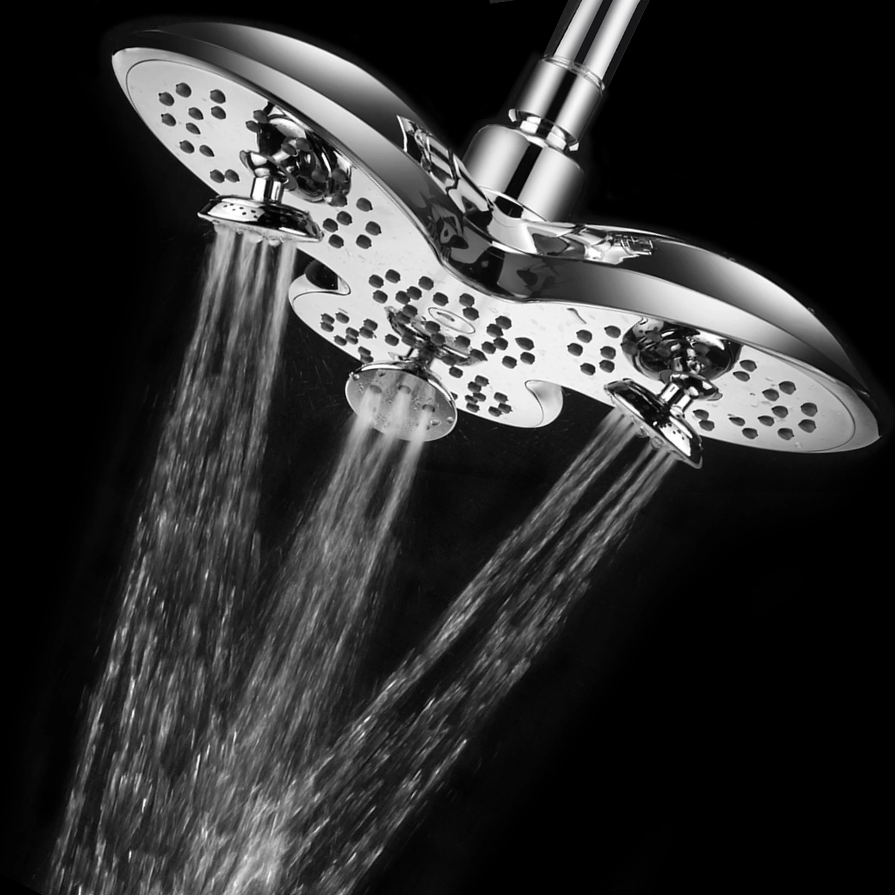 Aquaspa Trident высокой мощности 9 5 дюймов осадков насадки для душа|Столики с раковиной