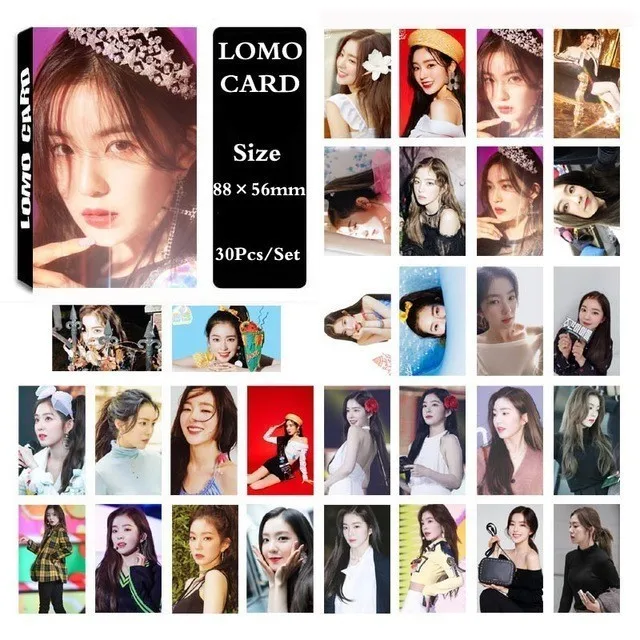KPOP красный бархатный альбом RBB самодельная бумага Lomo карты фото постер HD