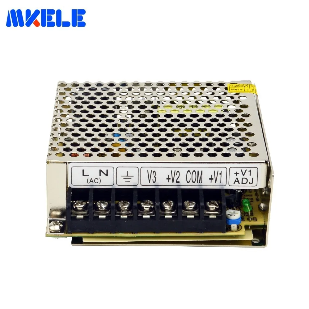 AC100-240V Input To DC 5v 12v -5v Switching Power Supply Triple Output Type 35W 3A 1A 0.5A NET-35A CE SMPS For LED Strip | Обустройство