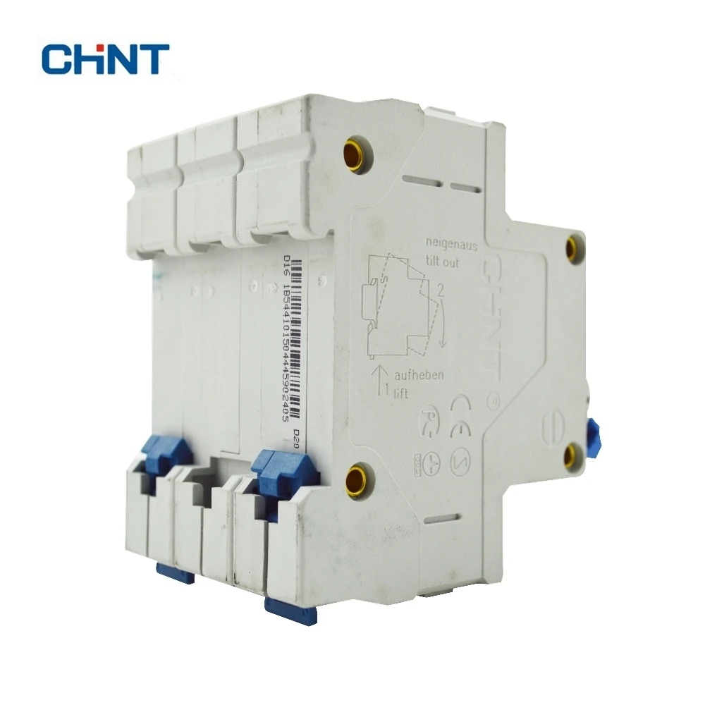 CHINT Mini автоматический выключатель DZ47 60 3P D20 A безопасное и эффективное устройство