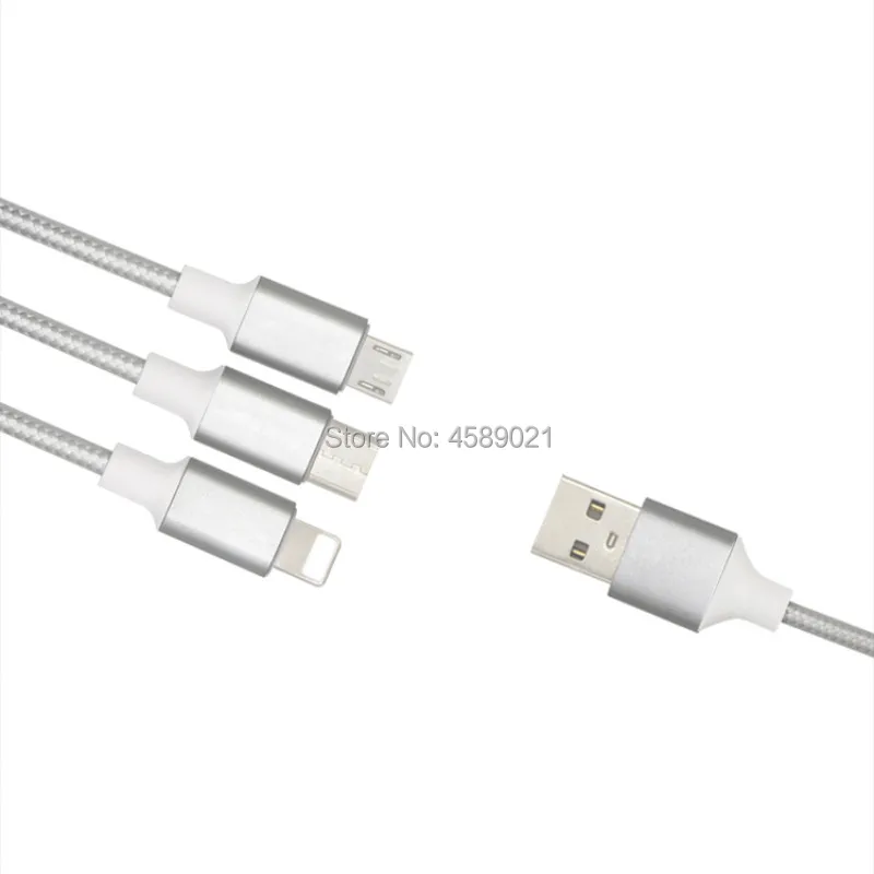 Быстрая зарядка Micro type C IOS 3 в 1 usb кабель для зарядки данных интерфейса Andriod/IOS/type-c |