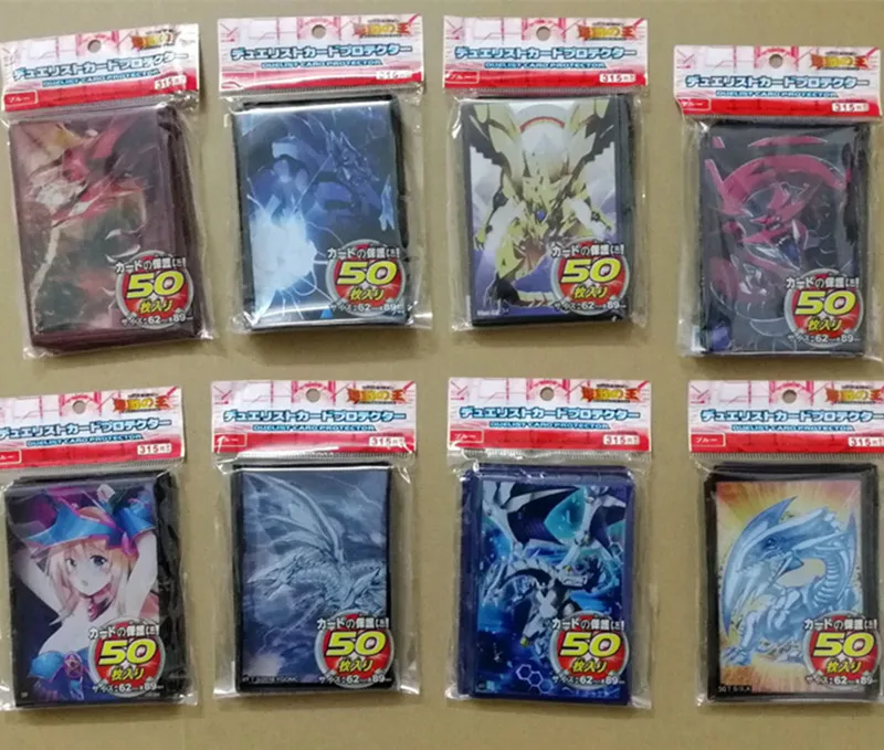 50 шт./пакет Yu Gi Oh! Набор карт аниме Oh Косплей yugioh серии императора дракона защитные