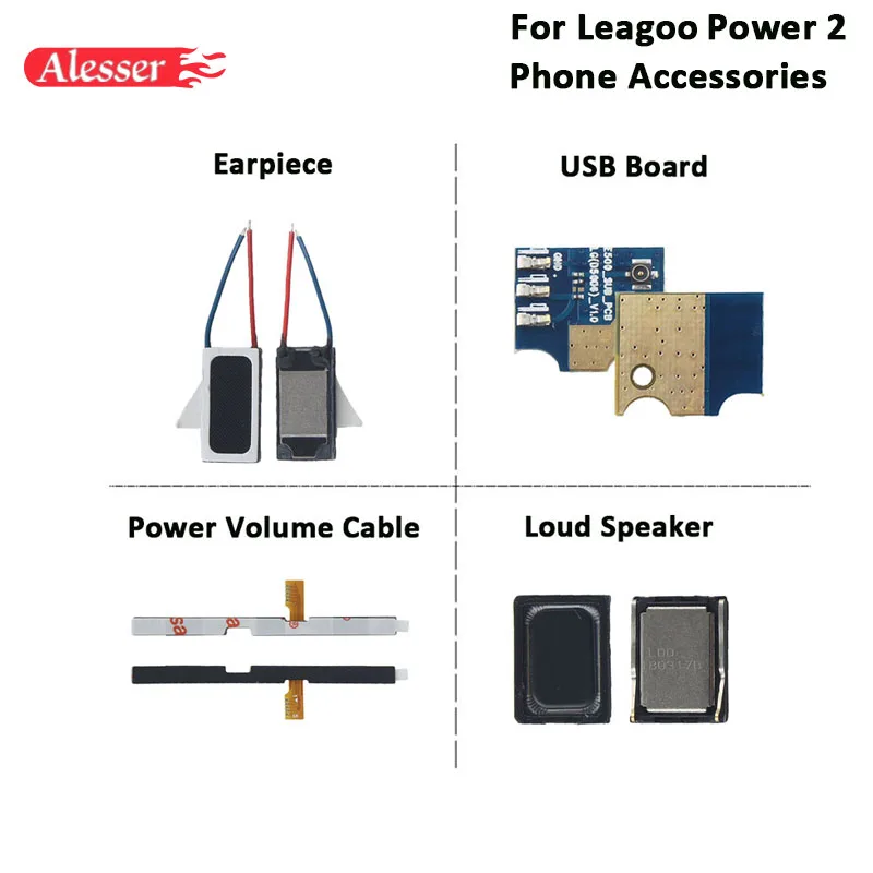 Alesser для Leagoo power 2 USB разъем плата зарядки динамик в сборе громкий мощность