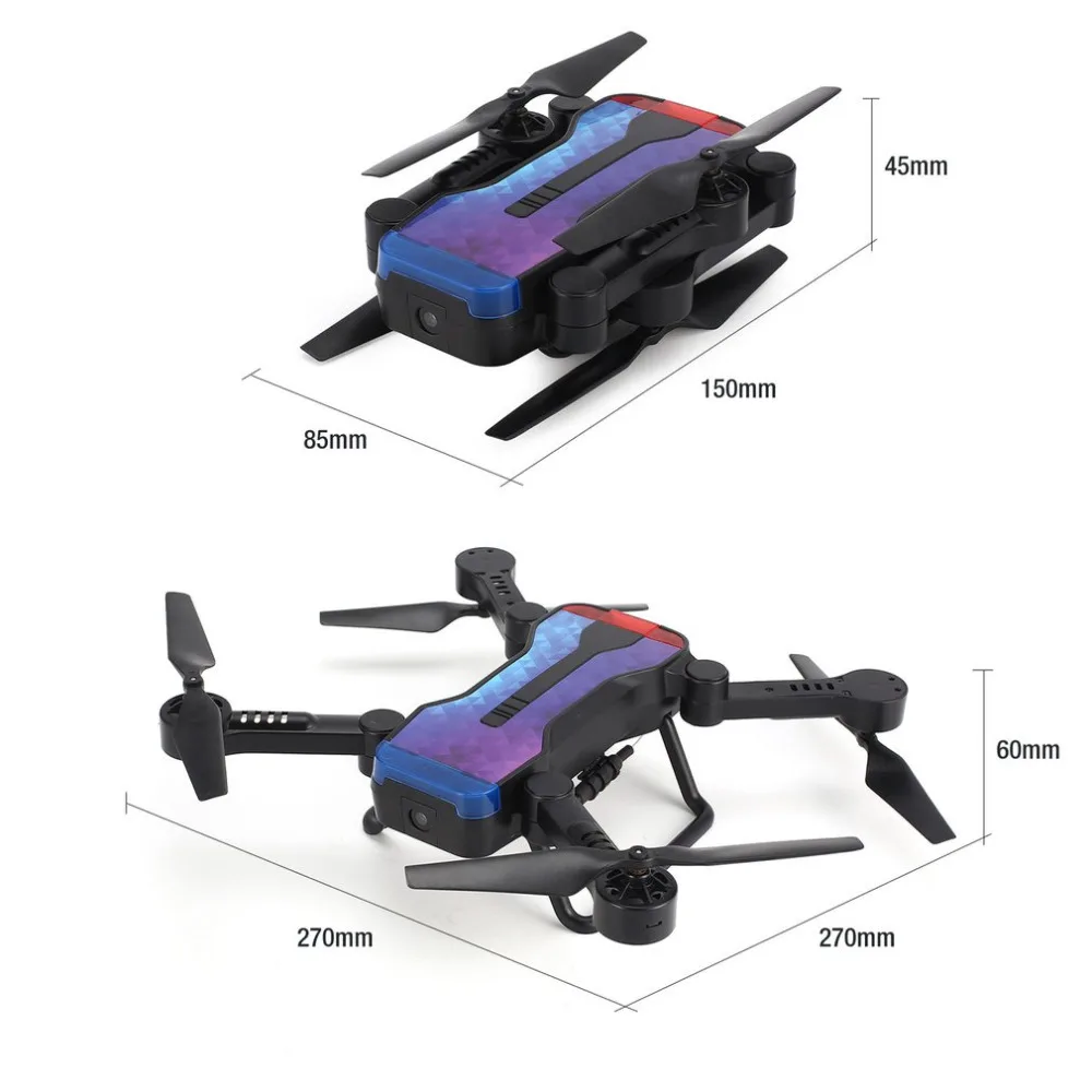 2019 Новинка Simtoo XT198 WIFI FPV G-датчик оптический поток Радужный Дрон с камерой 720p |