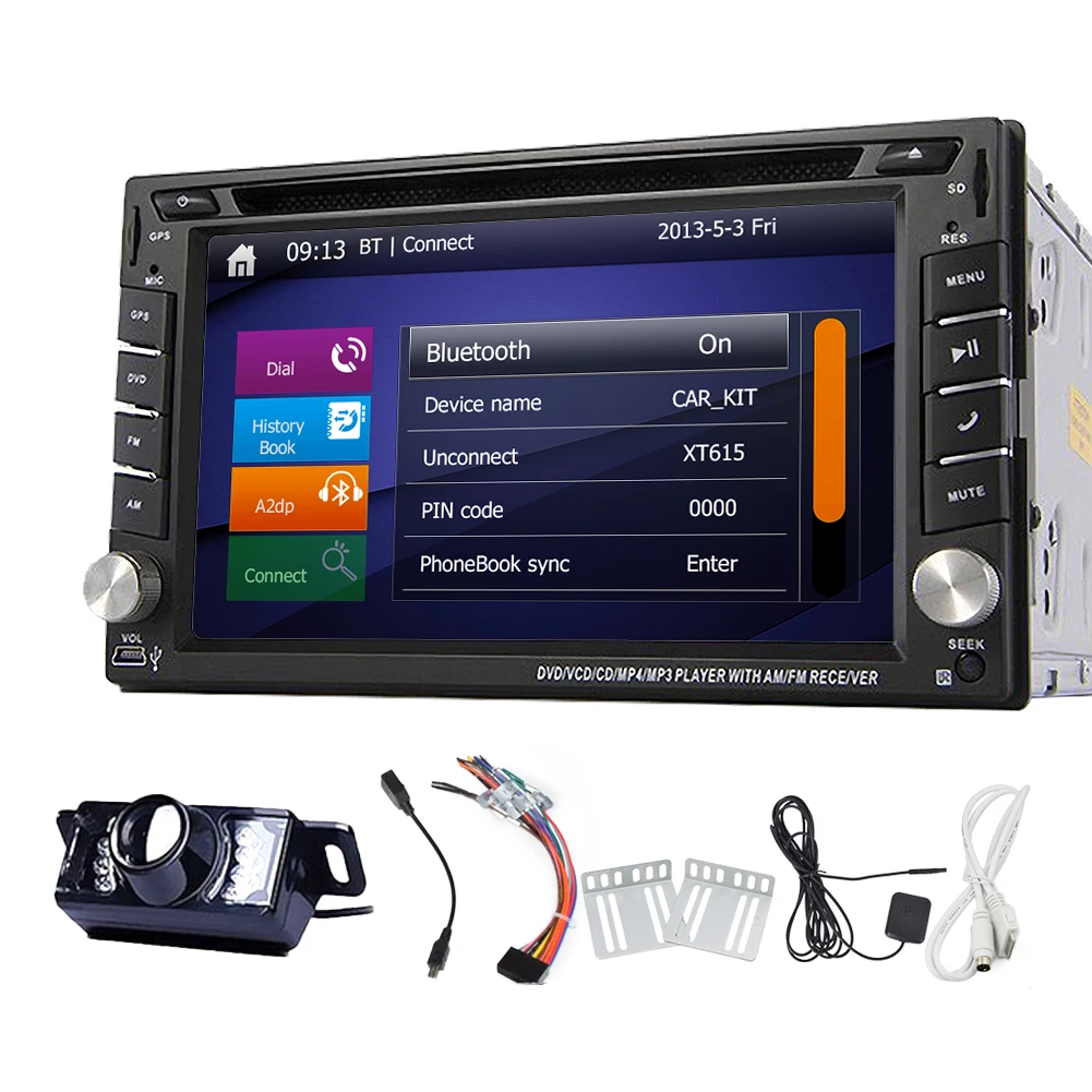Eincar 6 2 &quotУниверсальный din автомобильный стерео радио gps Навигация Аудио