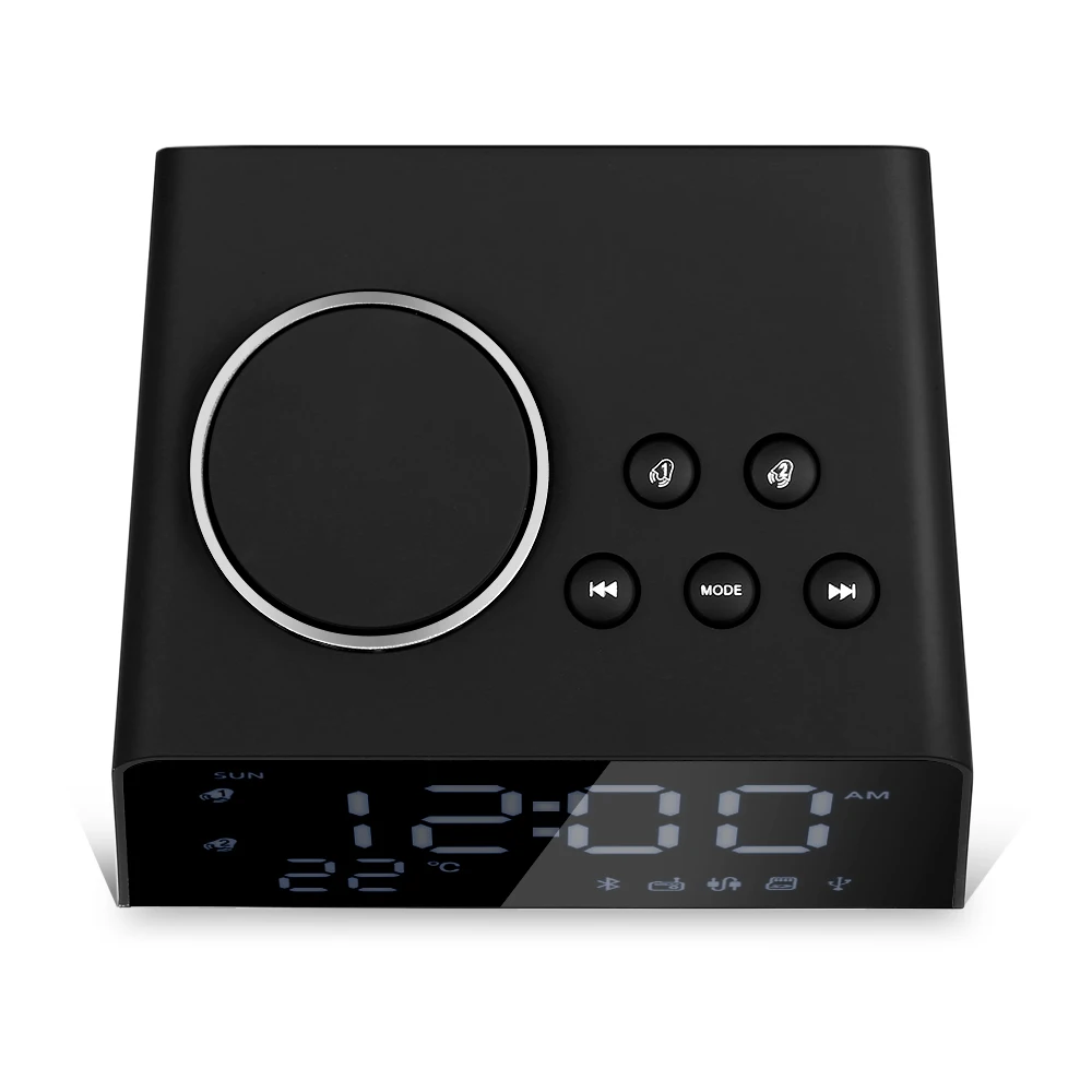 Inlife K11 Bluetooth 4 2 радио Будильник с динамиком Порты usb Динамик Повтор Функция