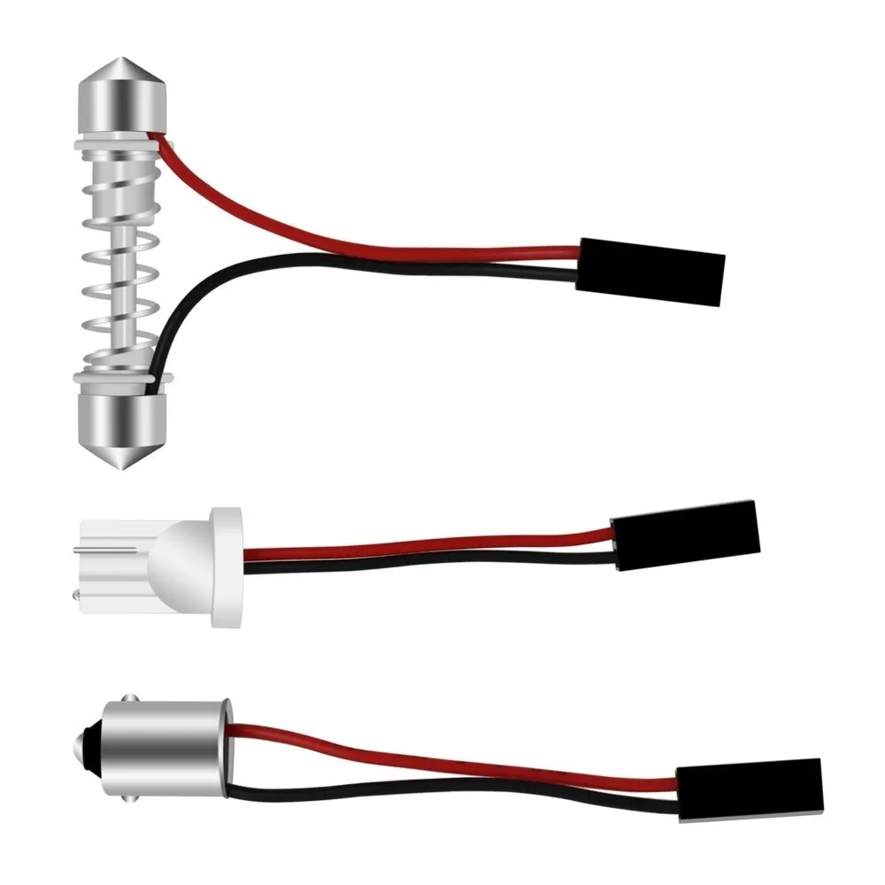 2 шт. T10 Cob 18 24 36 48 SMD Автомобильные светодиодные панели для автомобиля лампы чтения