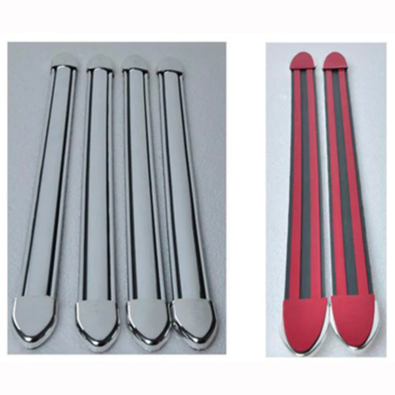 4 шт. антицарапины для автомобиля 40 см с клейкой лентой 3 м|Тюнинговые молдинги| |