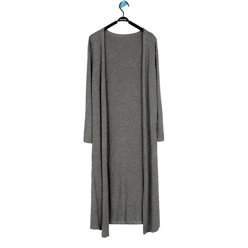 Women's Casual Long Modal Cotton Sweater Cardigan Soft Comfortable Strong Dangling Simple Solid Free Size Loose Thin |