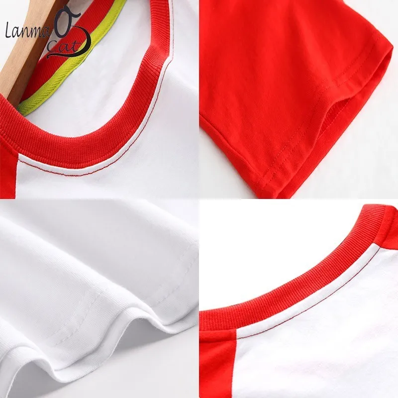 Lanmaocat Mom And Son Daughter Dad Matching Clothes Outfits Personalized Shirts For Family Summer T Free Shipping | Мать и ребенок