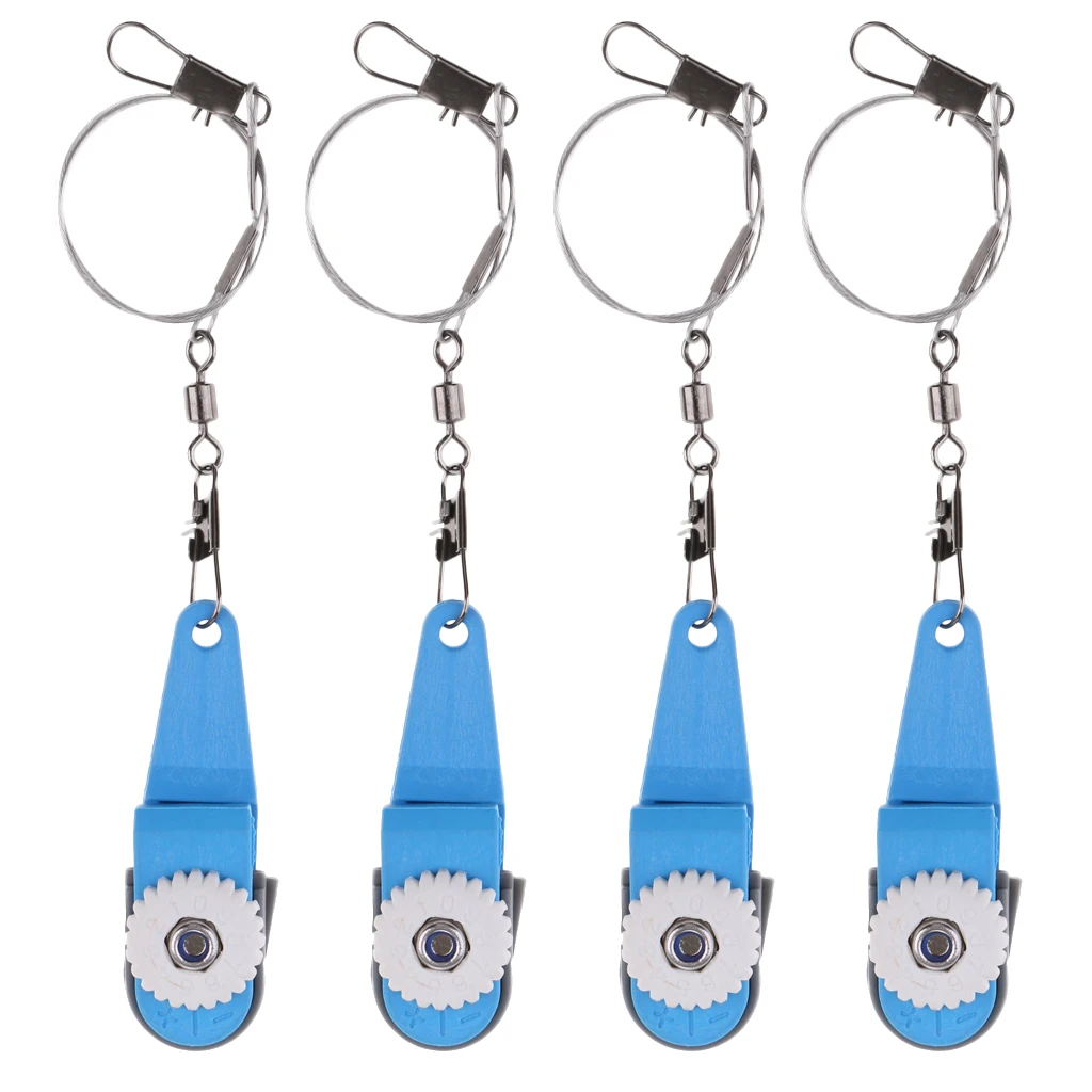 

Pack of 4 Kayak Boat Trolling Clip Outrigger Release Downrigger Boat Fishing Bait Line Release