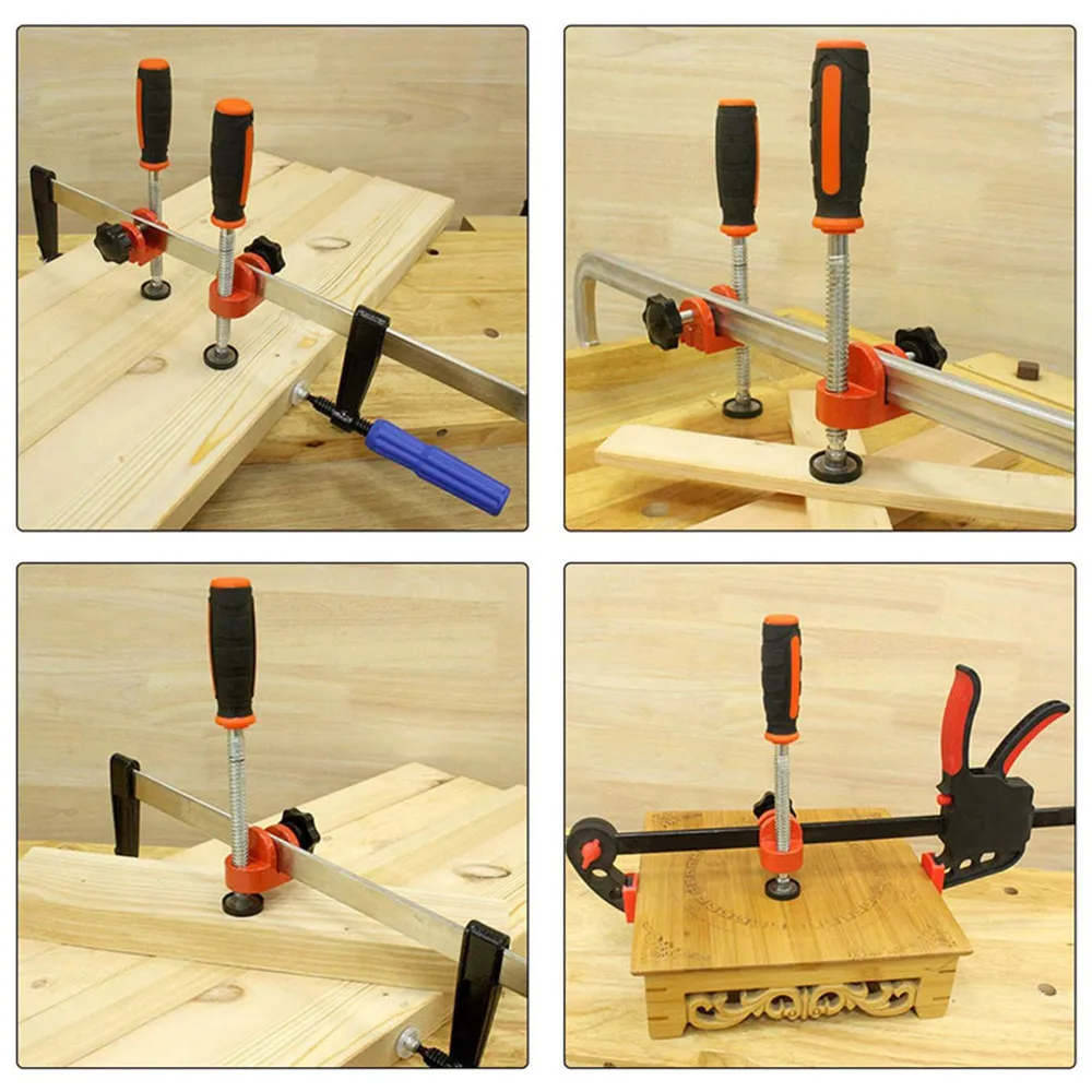 Woodworking Single Edge Clamp Steel Bar F Function Expansion Auxiliary Tool Fixing | Инструменты