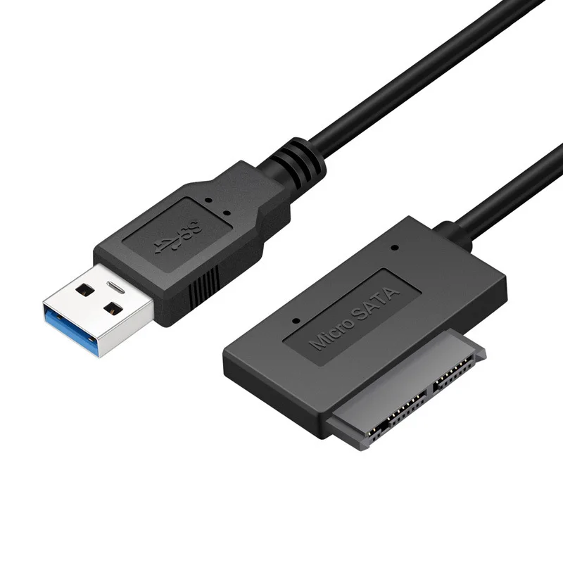 Кабель-адаптер CYSM 10 см с USB 3 0 на Micro SATA 7 + 9 16 Pin 1 8 дюйма угловой 90 градусов |
