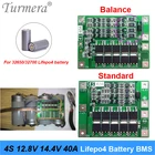 Защитная плата аккумулятора 4S 40A 12,8 V 14,4 32650 LiFePO4 BMS, плата для защиты литий-железных аккумуляторов с выравниванием, стартовым механизмом и стандартным балансом