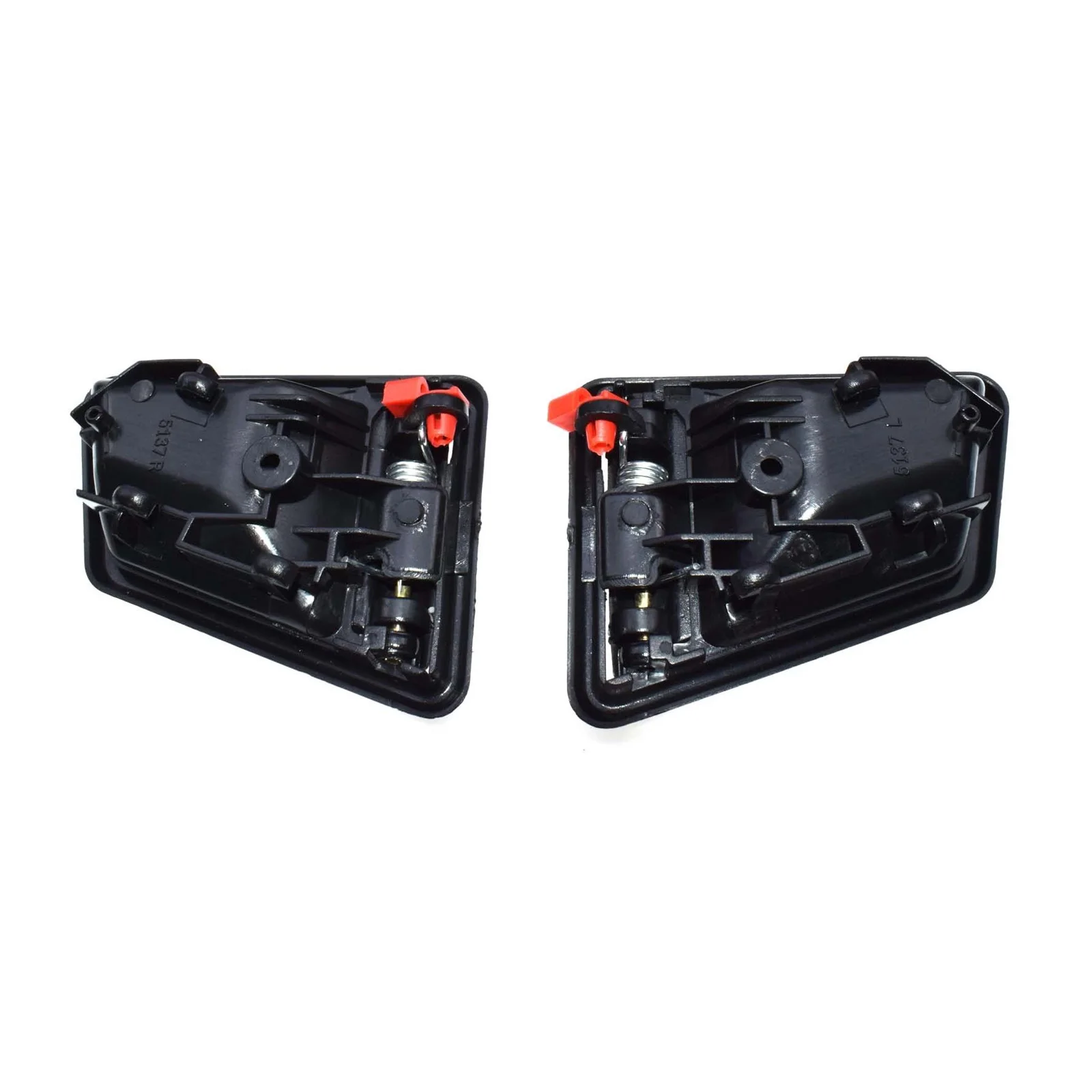 2 шт черный авто Интерьер Передняя Задняя ручка левой двери подходит для