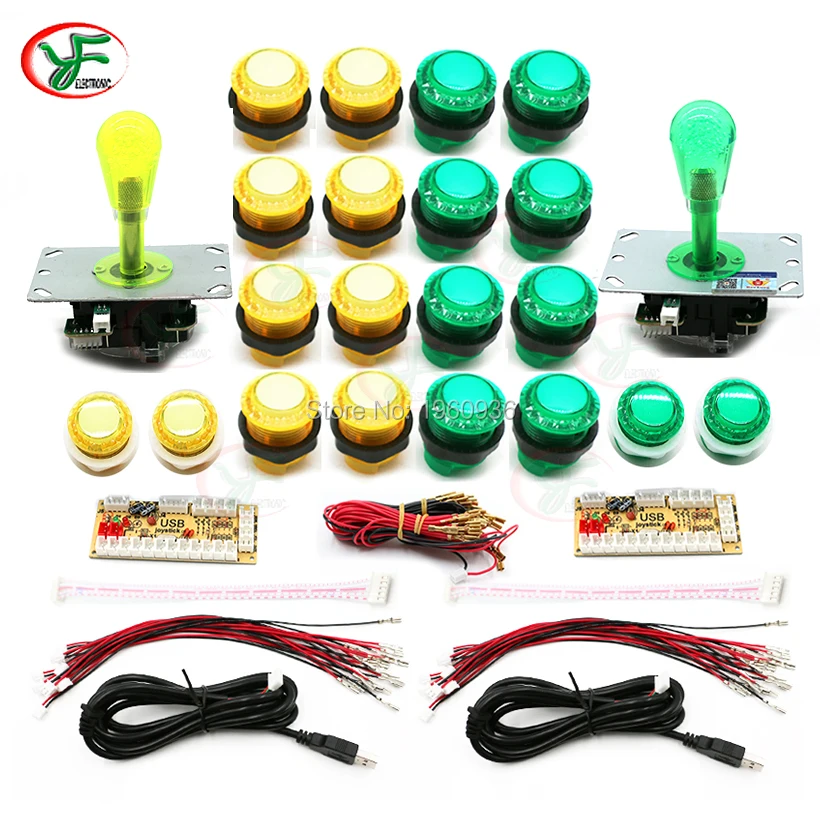 Светодиодный Аркады DIY Kit нулевой плата с временной задержкой usb-датчик Аркада