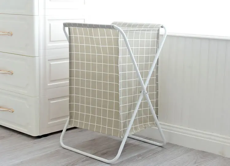

Function Shower Room Dirty Clothes Accept Frame Can Dismounting Waterproof Dirty Clothes Basket Fabric Art Accept Basket 0939