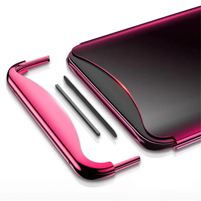 Новый чехол для OPPO Find X мобильного телефона с прозрачным покрытием два в одном