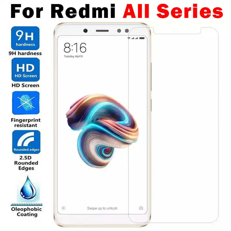 Защитное стекло Redmi 4x для Xiaomi 4a Note 3 4 5a 5 Pro закаленное защита экрана защитная