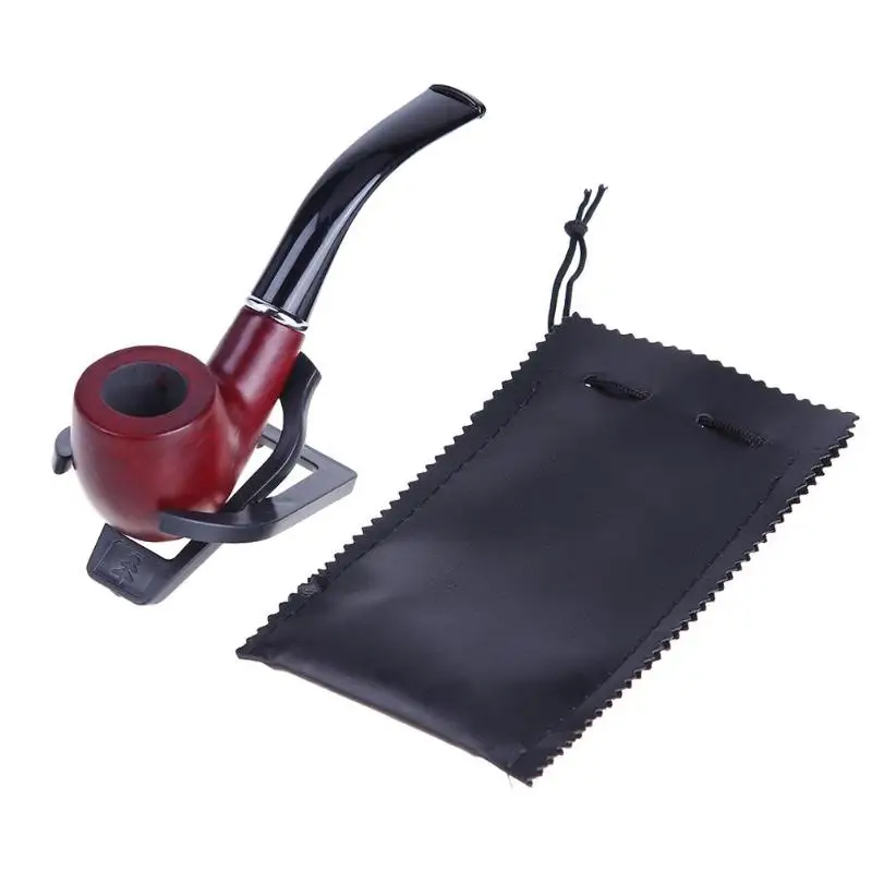 Курительный набор курительная трубка из черного дерева ручной работы для