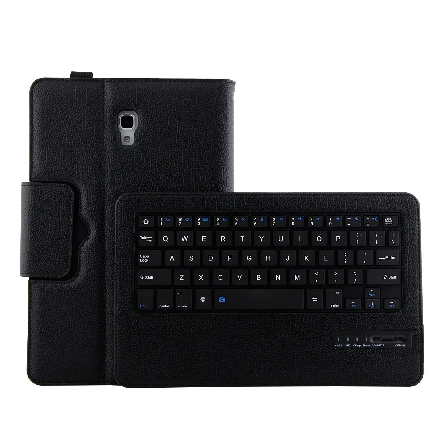 Черный чехол с клавиатурой для Samsung Galaxy Tab A 10 5 2018 модель Sm T590/T595/T597 тонкий корпус