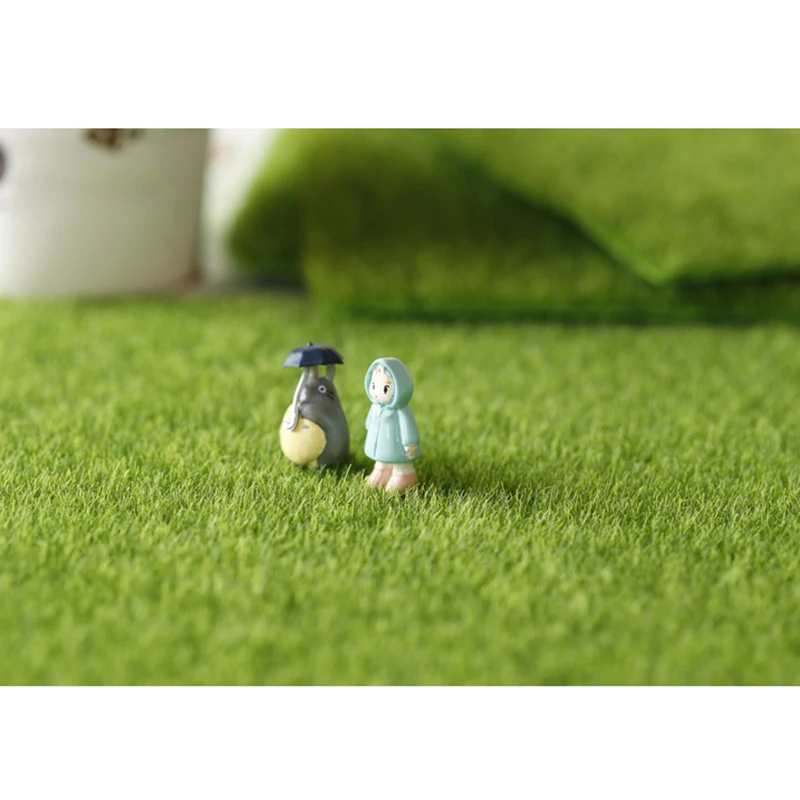 Натуральный Травяной коврик искусственный газон небольшой дерн ковры сад мох 15*15