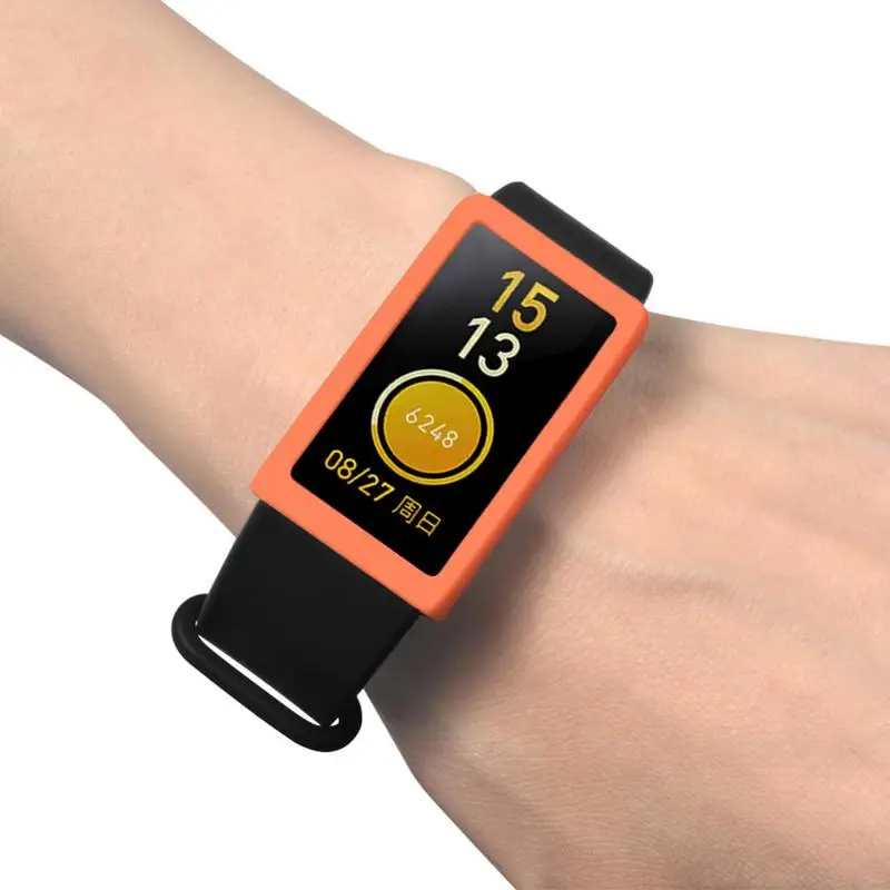 Силиконовый чехол для часов Huami Amazfit COR Meter умный простой защитный желтый