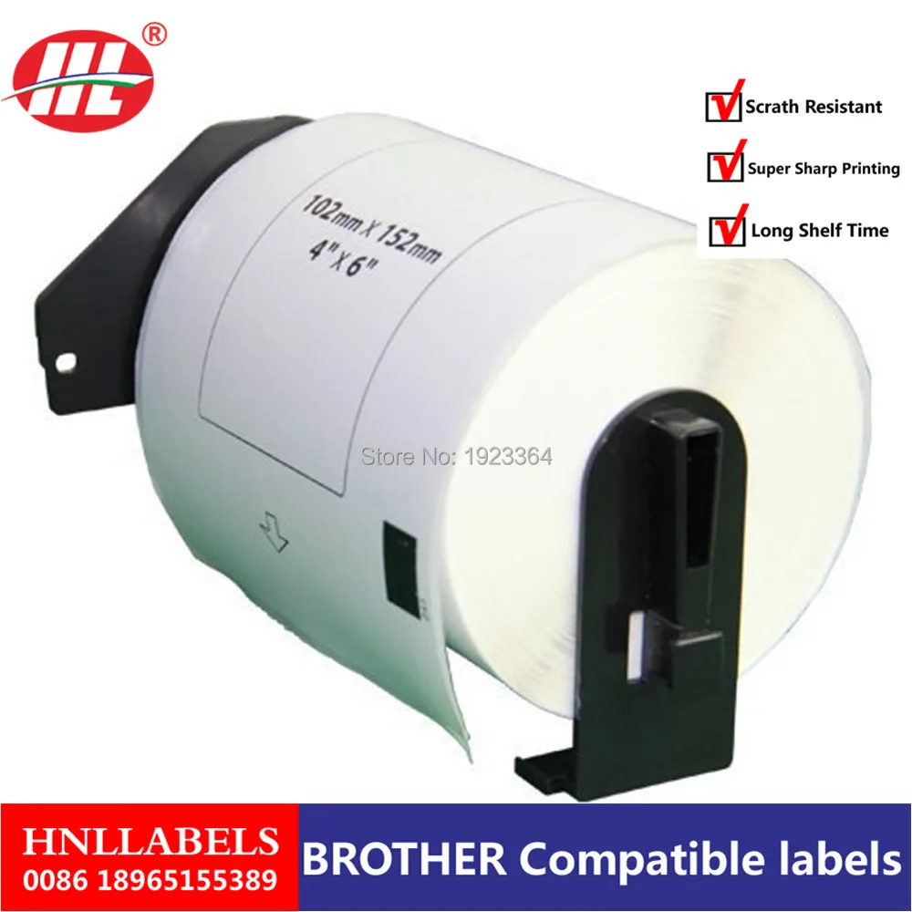 100 x Rolls Brother Совместимые Этикетки DK 11241 152 мм 102 200 этикеток в рулоне DK241| |