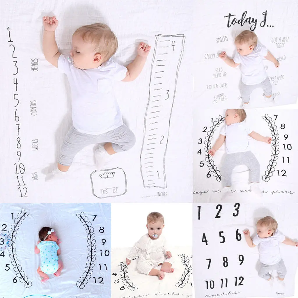 Детское одеяло для фотосъемки Pudcoco 120x120 | Мать и ребенок