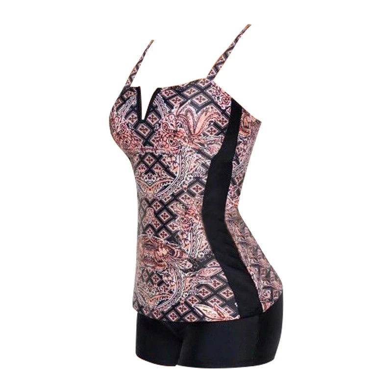 

2019 New Women High Waisted Bikini Set Female Floral Printed Swimwear Split Two Pieces Plus Size Swimsuit Push Up Bathing Suit