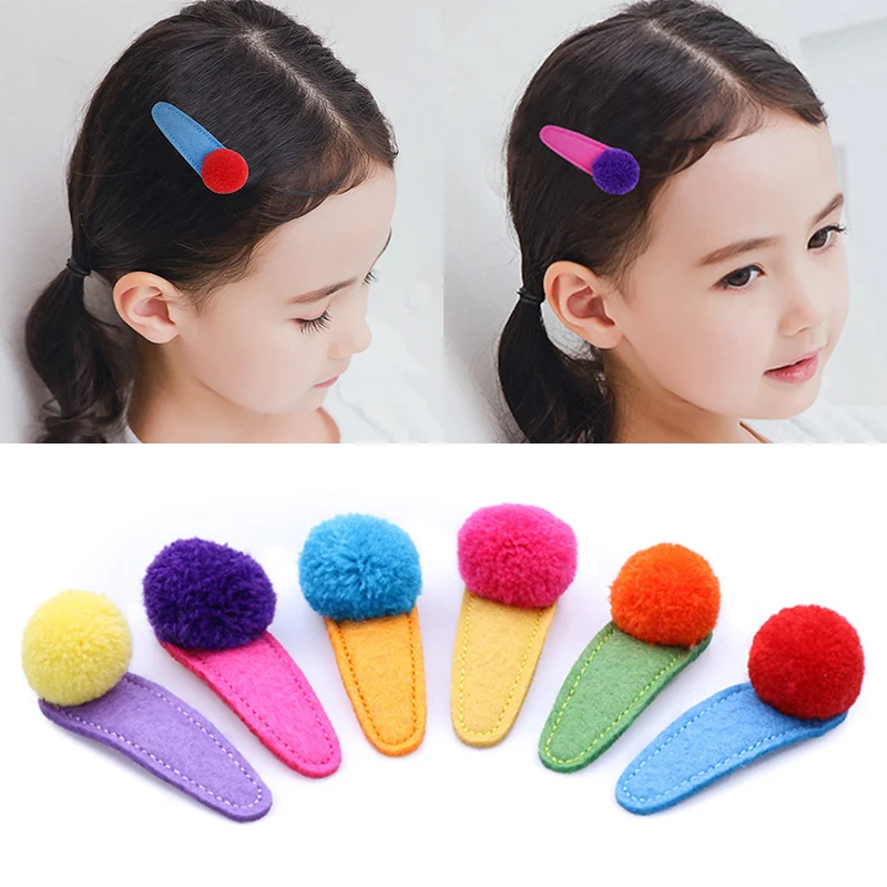 

Girls Side Clip Cute Color Hair Bulb 2020 New Hot Sale BB Clip High Quality Hair Accessories Bang Clip Children 1PC