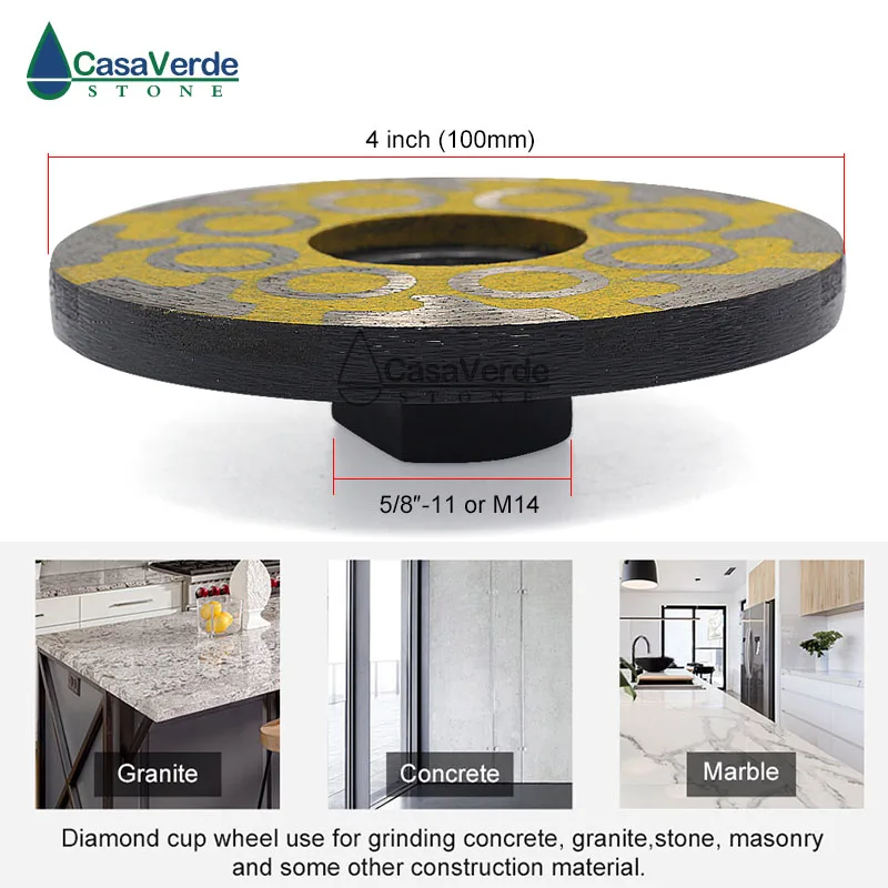 Алмазные абразивные диски для шлифования и полировки камня 4 дюйма 1