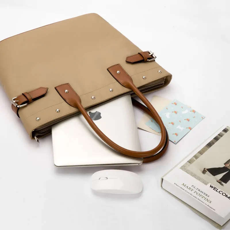 Сумка-тоут YINUO Женская для ноутбука 13 дюймов водонепроницаемая Macbook iPad | Багаж и