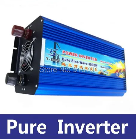 

3kw 3000w DC 12v to AC 100v/110v/120v 60hz off grid pure sine wave power inverter