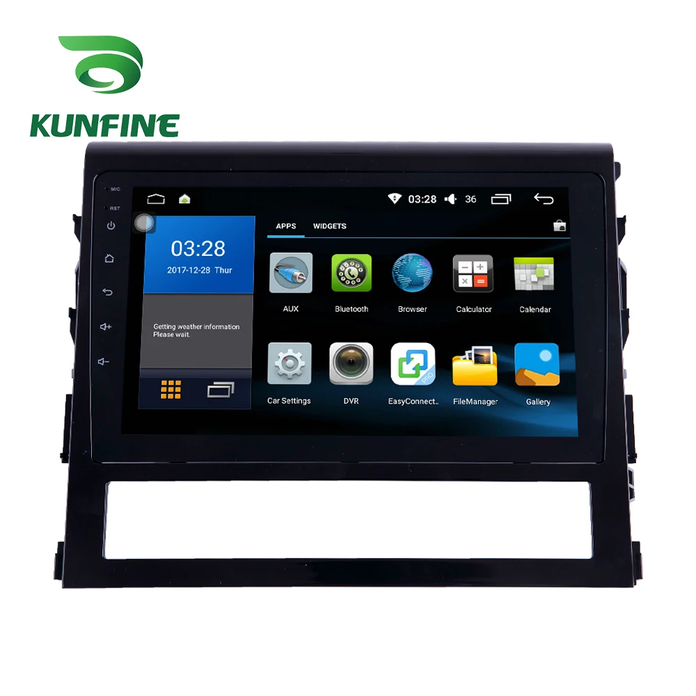 Восьмиядерный 1024*600 Android 8 1 автомобильный DVD GPS навигационный плеер Deckless стерео для