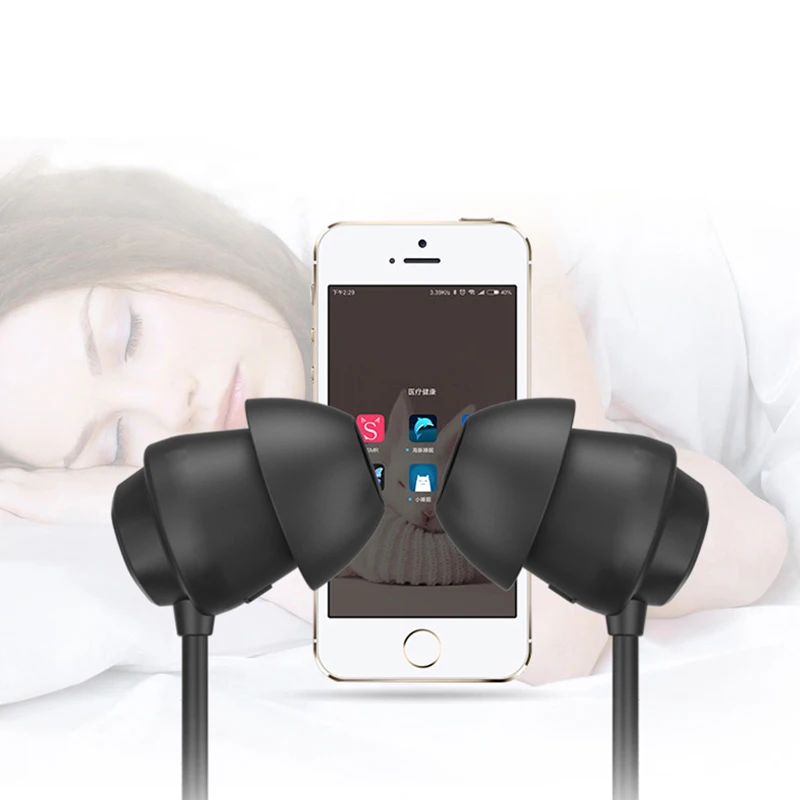 

Sleeping Earphone Soft Silicone In-Ear Headset Lightweight Earphone 3.5mm Noise Cancelling with Microphone Earphone Universial