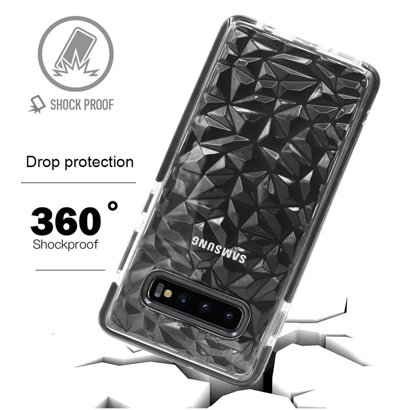 Чехол для телефона Samsung Galaxy S10/S10 +/S10e с 3d-алмазным узором противоударный