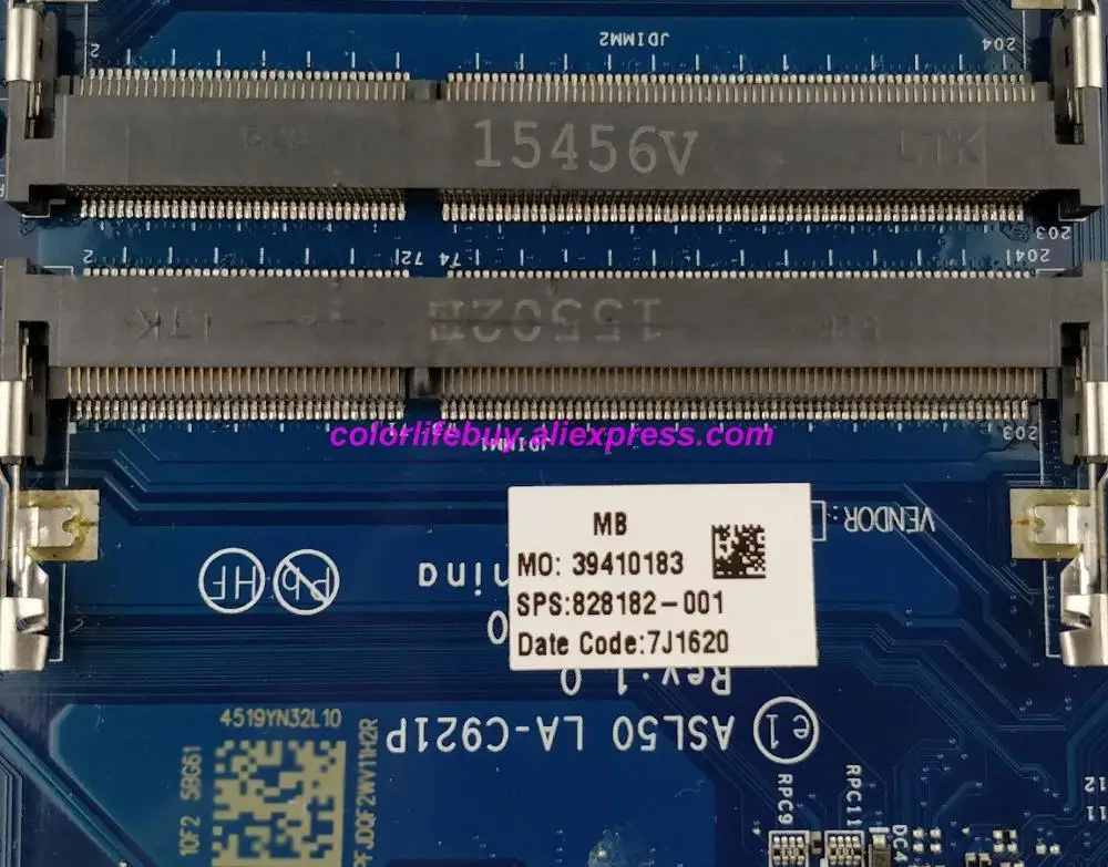 Genuine 828182-001 828182-601 UMA w i3-6100U CPU ASL50 LA-C921P Laptop Motherboard for HP 15-AC Series 15T-AC100 NoteBook PC | Компьютеры