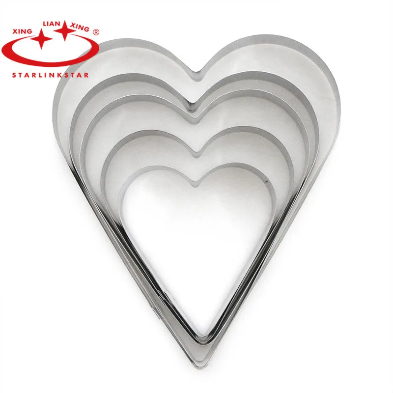 Stainless Steel 5PCS/Set Emporte Piece Patisserie Cake Mold Cookie Cutter Kitchen Biscuit Stamps Baking Tools | Дом и сад