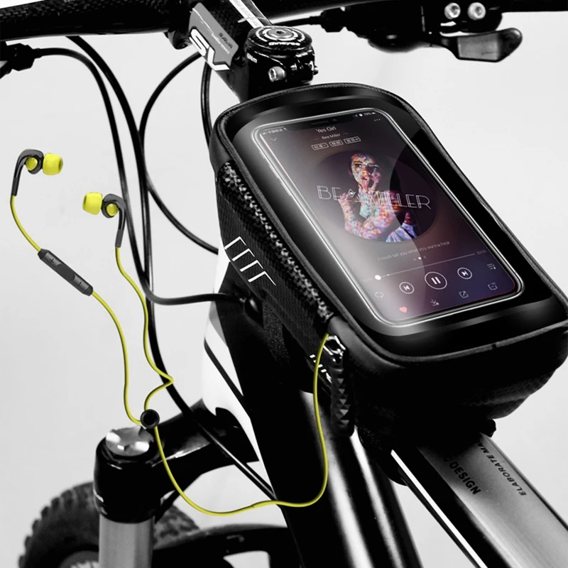 Сумка для велосипеда WILD MAN водонепроницаемая сумка мобильного телефона с