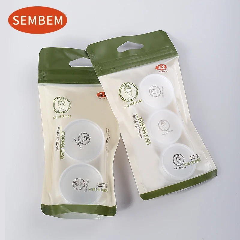 SEMBEM 2 шт. 10 г многоразовая пустая банка для крема косметическая упаковочная