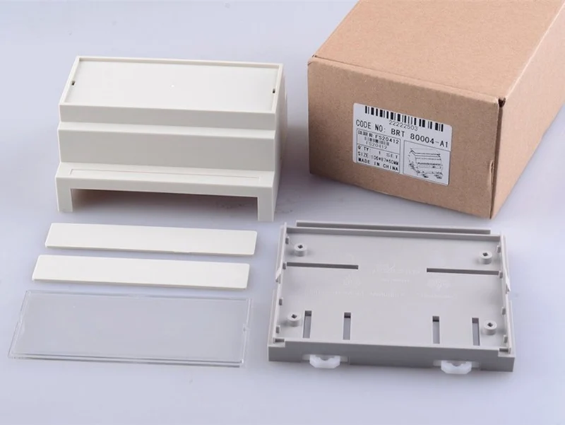 106*87*60 мм пластиковый корпус din-рейки для электронного проекта ABS Корпус DIY