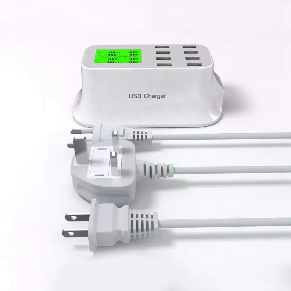 HFES 8 port несколько USB настенное зарядное устройство для путешествий адаптер