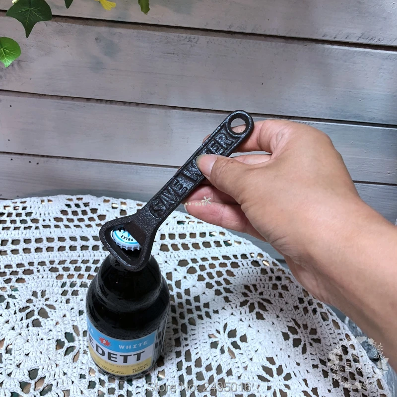 2 шт. чугунный открывалка для пива Отвертка бутылок креативная отвертка